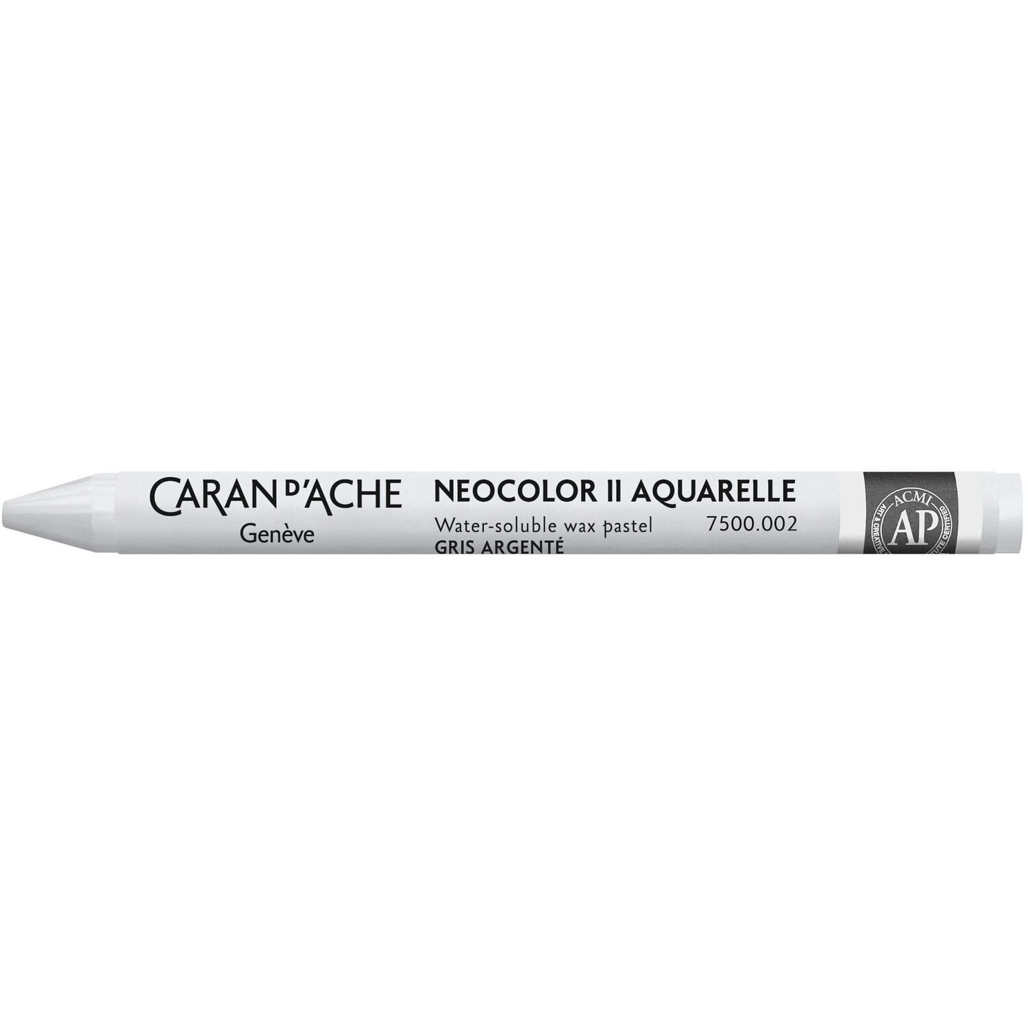 B&Q - Caran D'ache Neocolor Ii Water Soluble Wax PastelsArtist Crayon Colour(002 Silver Grey) - Image 2