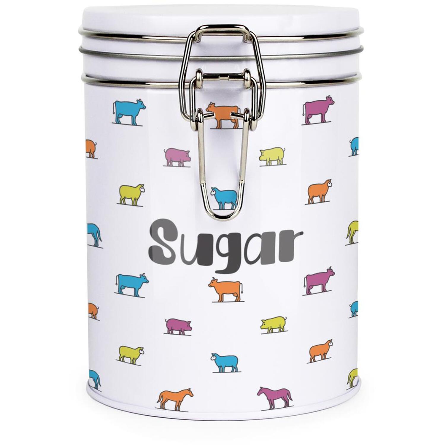 Purely Home Animal Farm Hot Drinks Canister - Sugar Storage Gift Tin - Image 2