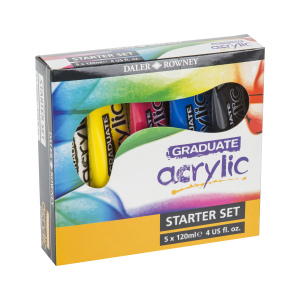Daler Rowney Graduate Acrylic Starter Set 120ml