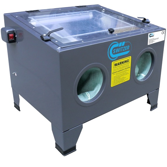 Switzer Sand Blaster LED Light Cabinet Grit Bead