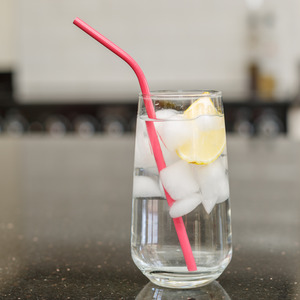 Metal Straws Drink Pink