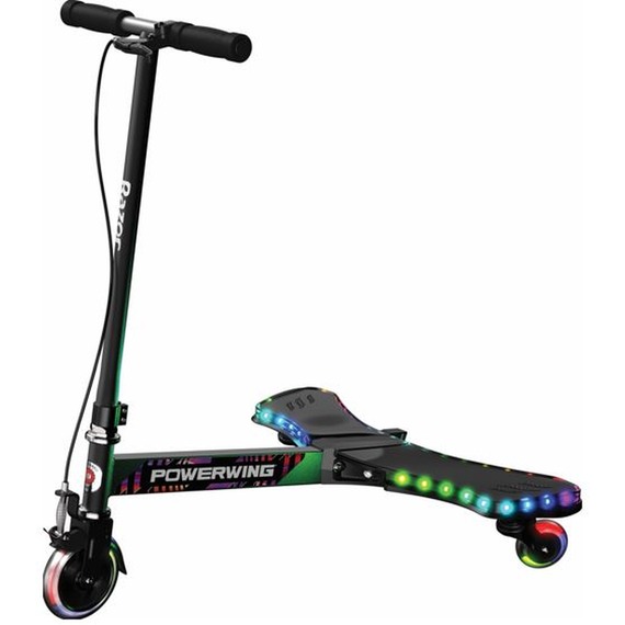 Powerwing Lightshow Caster Scooter Multi colour LED