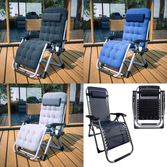 Sun Recliner with Thick Cushion