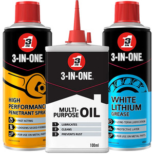 3-IN-ONE Garden Bundle Drip Oil, Penetrant Spray and Grease Spray, 2 Pack