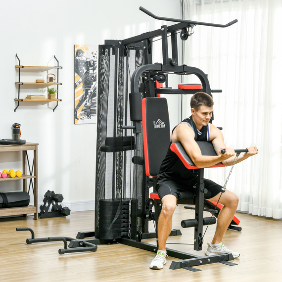 SPORTNOW Multi Gym Workout Station, Whole Body Work Exercise Machine