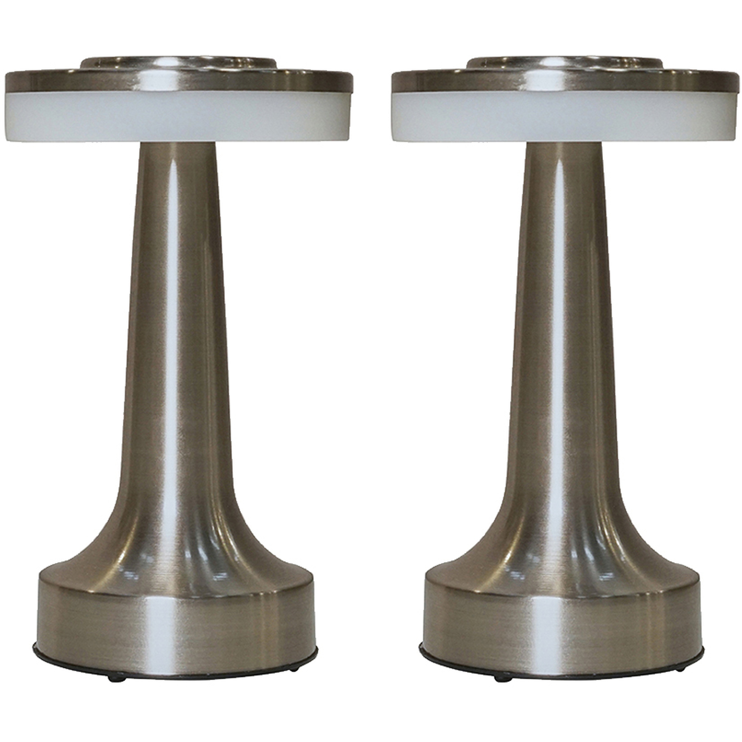 Talence Outdoor Table Lamps - Set of 2 - Silver