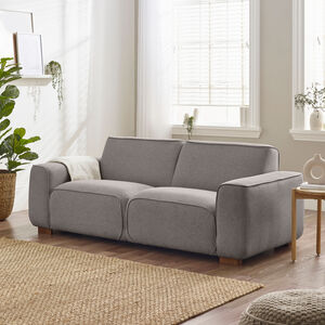 Petra 3 Seat Living Room Soft Fabric Sofa