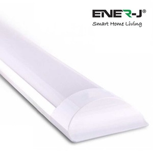 Pack of 2 18W LED Prismatic Batten Fitting Lights