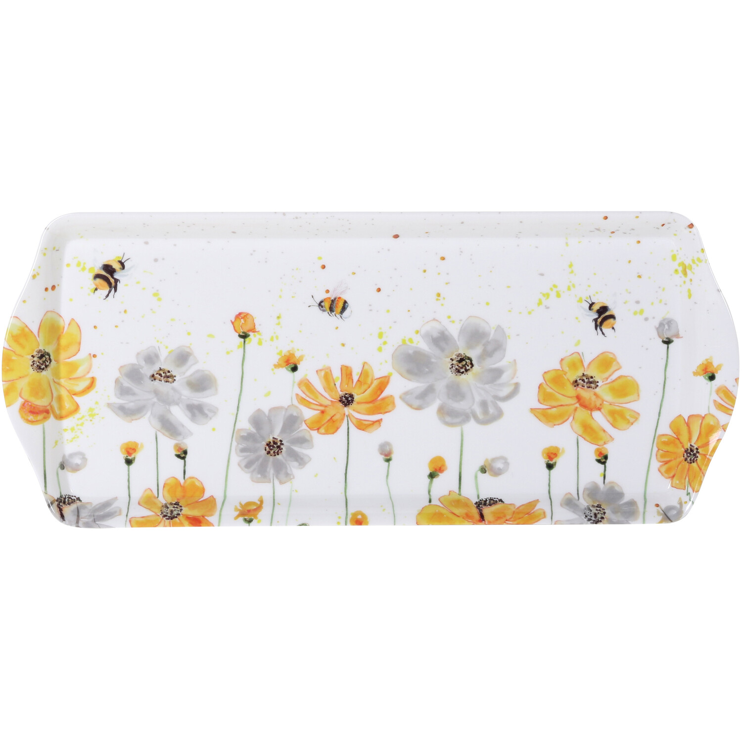 Image of Flower Bee Tray - White /&hellip;