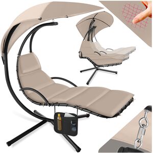 Hanging Chair Elaria - Large Sun Canopy with UV-Protection