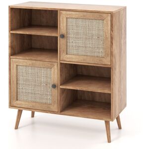 Rattan Storage Cabinet Buffet Sideboard