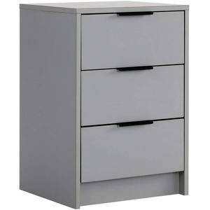 Grey Home Source Phoenix 3 Drawer Bedside  shot 6115000