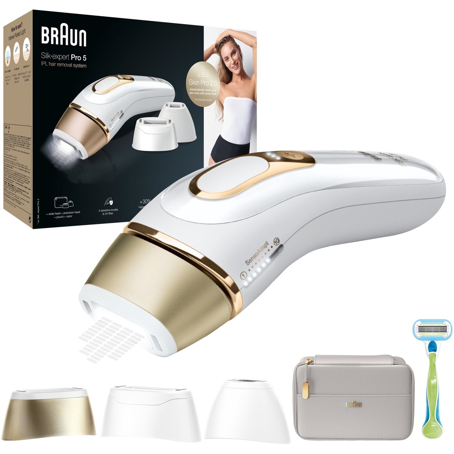 Brun Ipl Braun IPL Silk-Expert Pro 5 PL5257, At Home Hair Removal Device