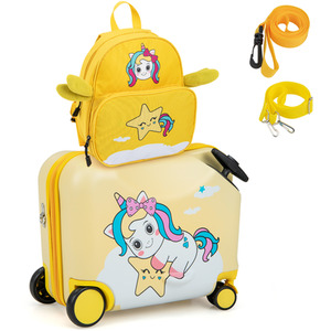 Set of 2 Ride-On Trolley Luggage