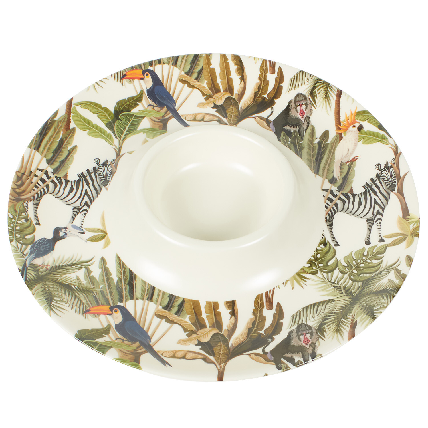 Image of Eden Melamine Chip and Dip Platter&hellip;