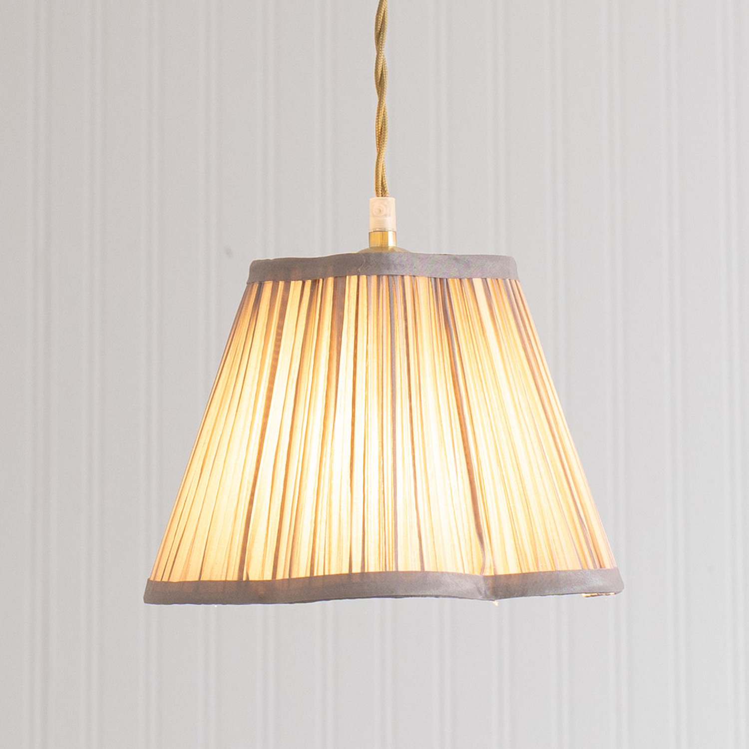 Image of Loralei Small Pleated Light Faux Silk&hellip;