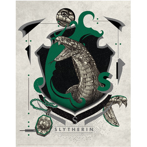 Harry Potter Limited Edition Slytherin Art Print