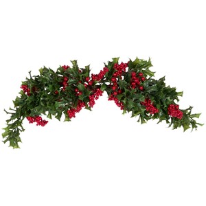 Red Berry and Holly Swag
