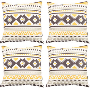 Aztec Pattern Outdoor Cushion (Set of 4)