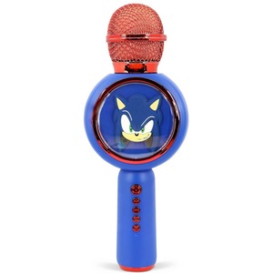 Sonic the hedgehog Karaoke Microphone and Wireless Speaker with Led lights