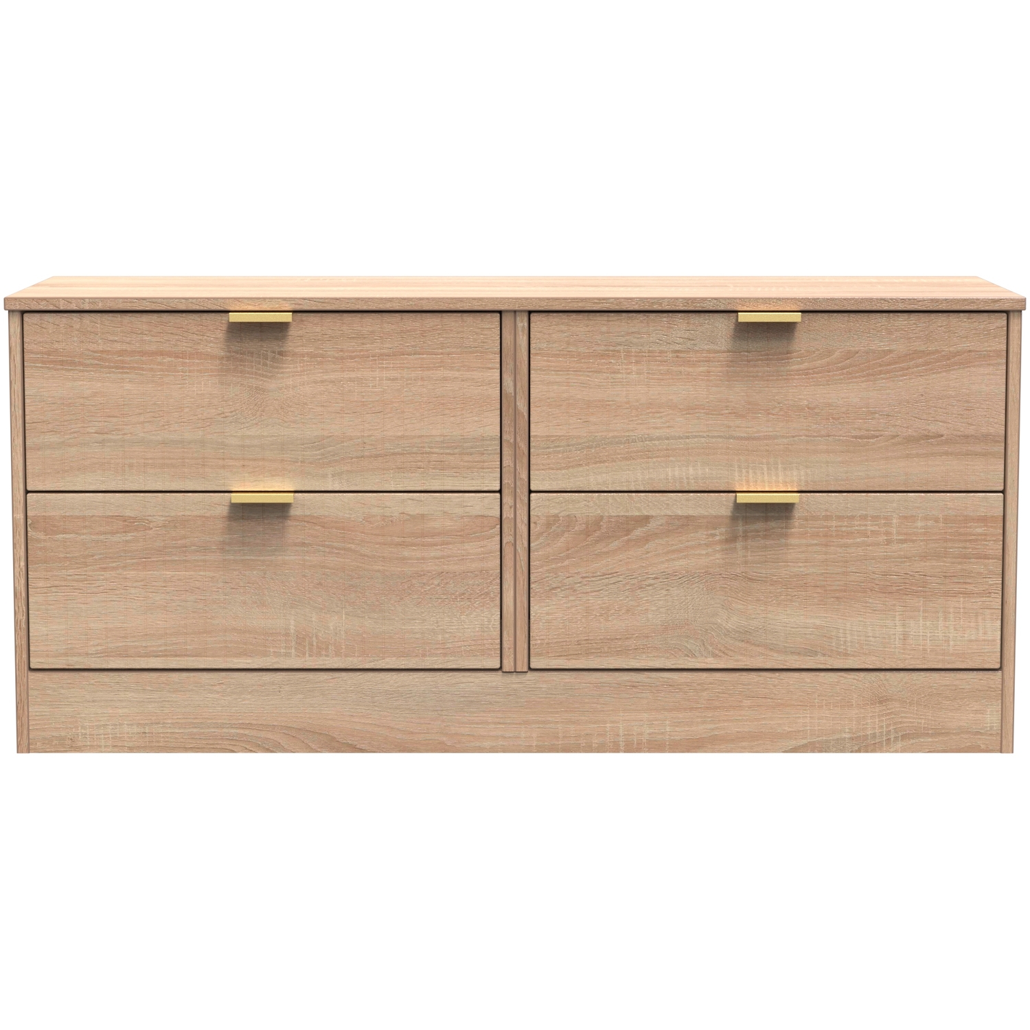Nashville F Ready Assembled 4 Drawer Bed Box - Bardolino Oak