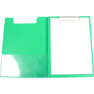 Vinyl Clipboard and Cover Black Blue Red Green