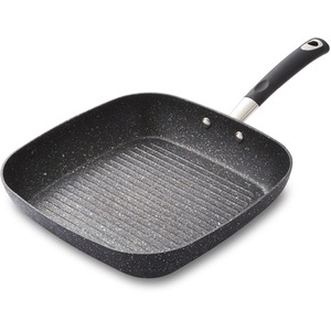 Precision 28cm Non-Stick Grill Pan Black