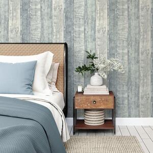 Rustic Wooden Plank Effect Wallpaper Modern Contemporary