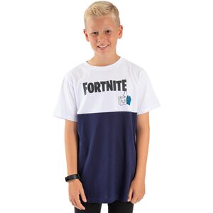T-shirt Fortnite Logo - Manches Courtes Noir - 100% Coton - Pour Enfants Et Ados - Taille Youth Small à Large