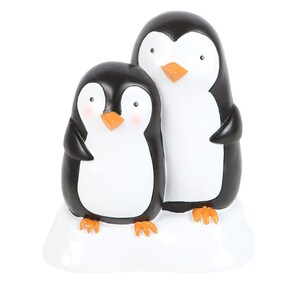 Charming Penguin Duo Winter Ornament For Cozy Decor
