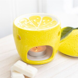 Lemon Zest Oil Burner For Fun Fragrance Infusion