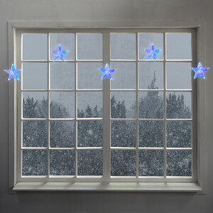 50 LED Star Iridescent Curtain Lights