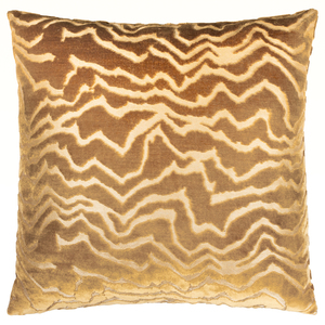 Tierra Cut Velvet Abstract Cushion Cover