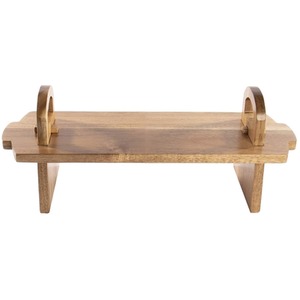 Acacia Wood Raised Serving Platter - Small