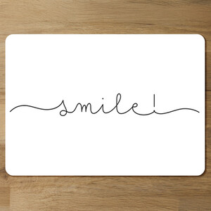 Text Smile Designer Placemat Set