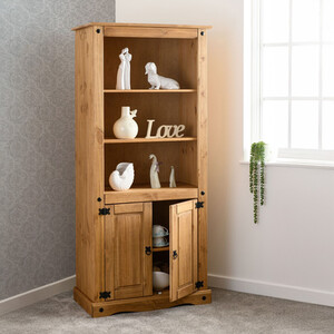 Corona 2 Door Display Unit With Shelfs