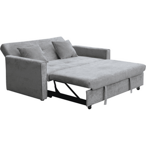 Home Source Charleston 2 Seater Velvet Sofa Bed