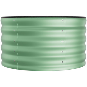 Round Galvanized Steel Raised Garden Planter