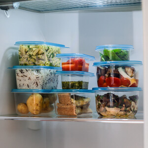 KitchenCraft BPA-Free Plastic Meal Prep Container Set, 50 Pieces