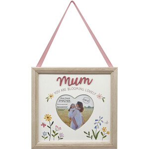 Mum Floral Stand and Hang Wood Frame