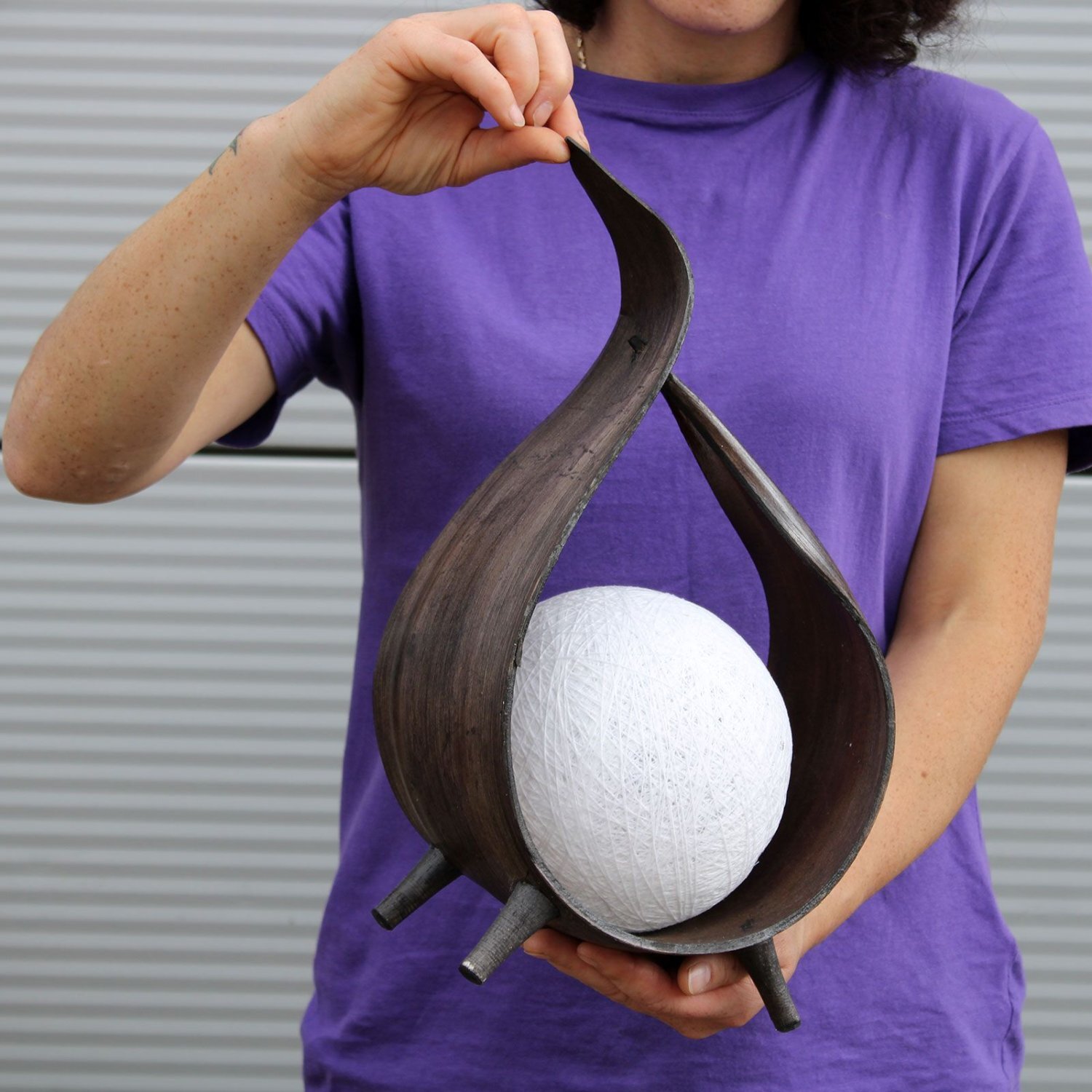 Image of Natural Coconut Lamp with Chocolate Wrapover&hellip;