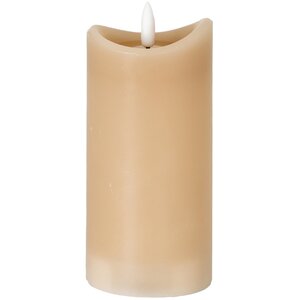 Luxe Collection Natural Glow Taupe Melted LED Candle