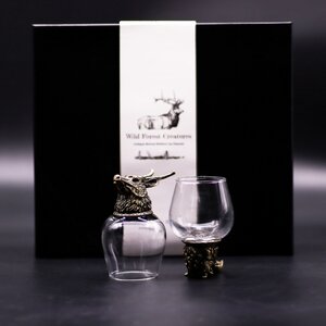 Wild Forest Creatures Gift Set Antique Bronze Glasses