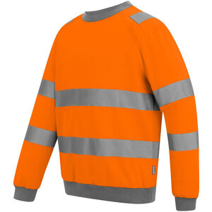 Regatta Professional Mens Pro Contract Hi-Vis Crew Neck Sweatshirt