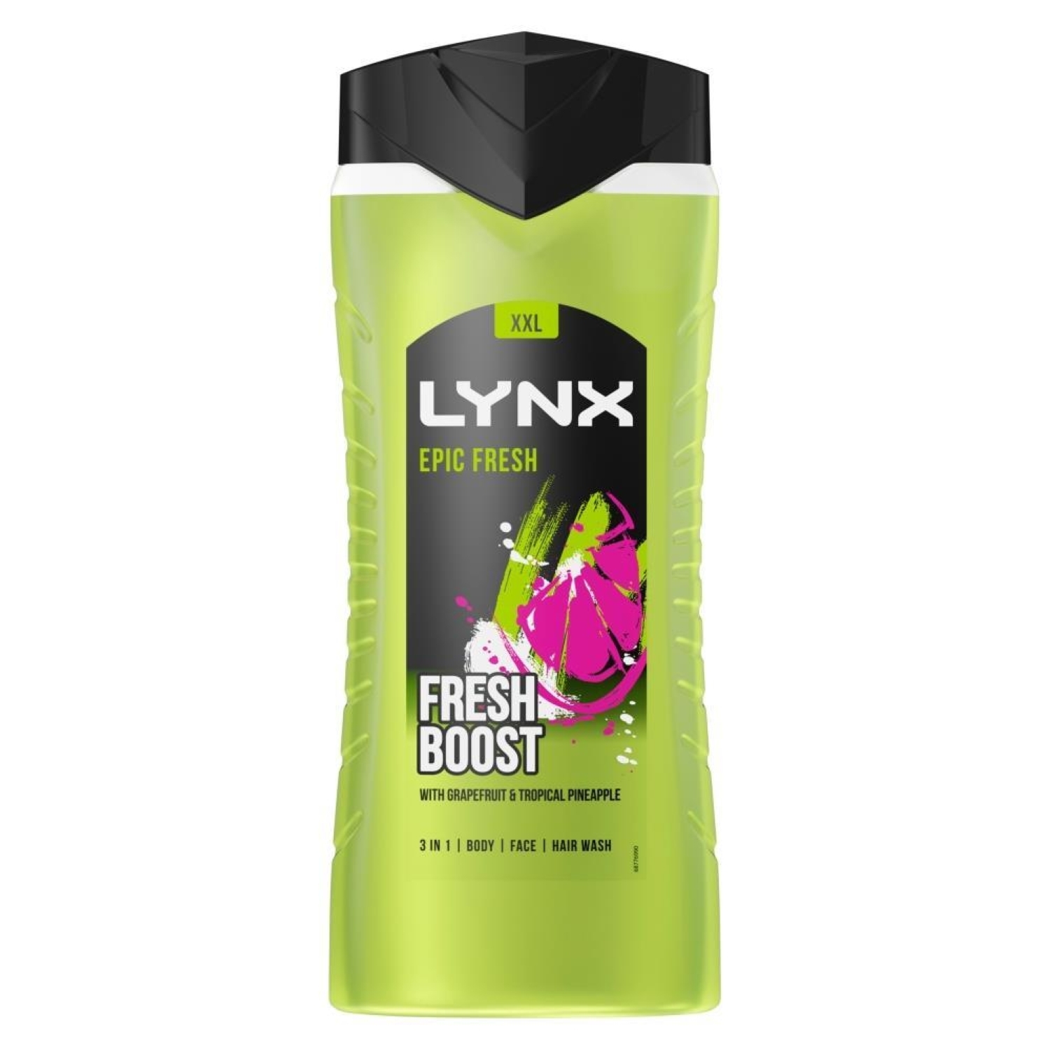 Lynx Epic Fresh Shower Gel 500ml 6 Pack Mens 12H Fresh 3in1 Body Face Hair Wash - Image 6