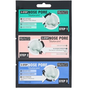 Beauty Formulas 3 Step Nose Pore Treatment