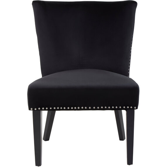 Kensington Townhouse Black Winged Dining Chair