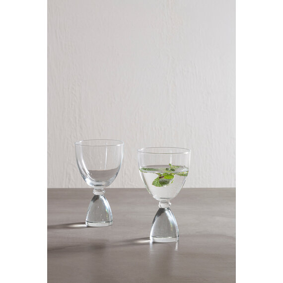 Mila Set Of 2 Clear Cocktail Glasses