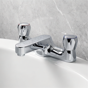 Contract Bathtub Filler Tap Mixer Bath Mounted Chrome WRAS
