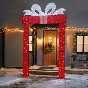 9ft LED Christmas Present Arch